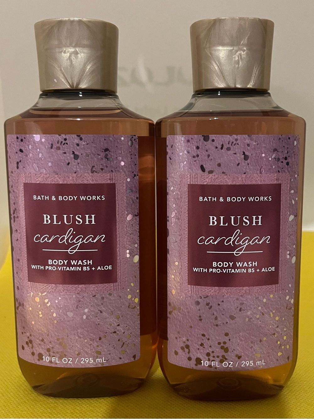 Lot of 2 Bath & Body Works Blush Cardigan Body Washes New